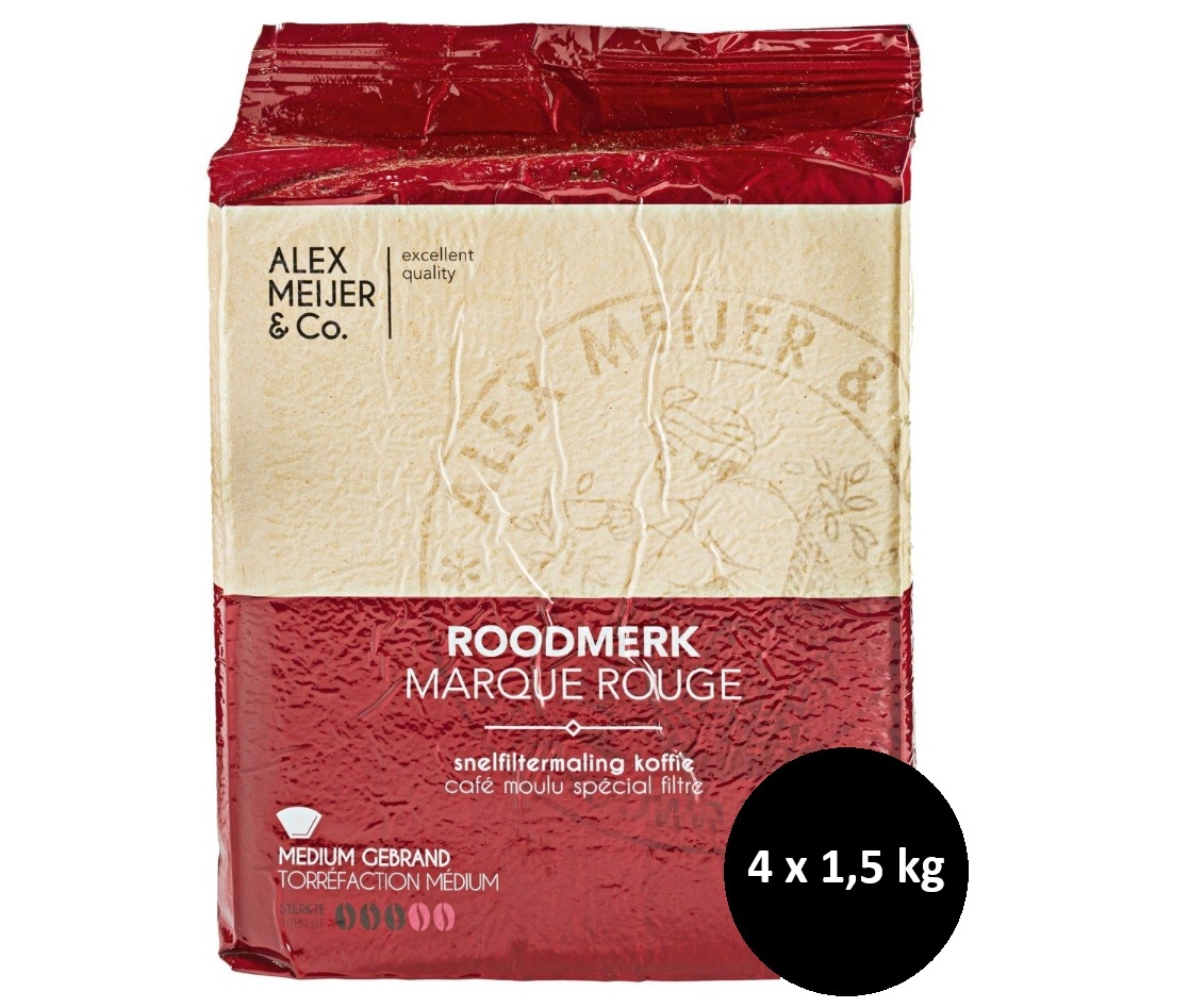 A.M. Roodmerk Snelfilter Maling 4x1,5kg